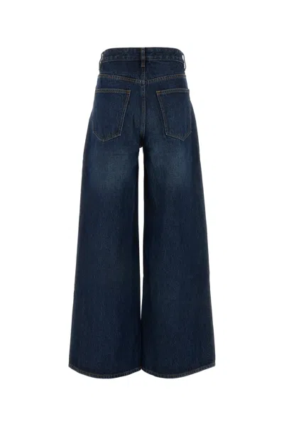 Camilla And Marc Two-tone Denim Palma Wide-leg Jeans In Blue