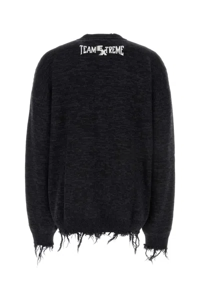 Vetements Two-tone Oversized Wool Sweater