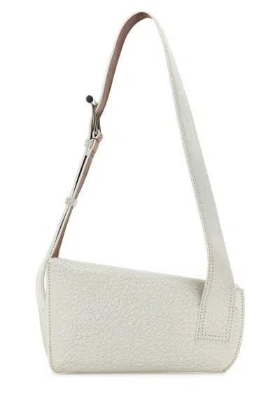 Alexander Mcqueen Leather Crossbody Bag With Adjustable Strap And Textured Finish
