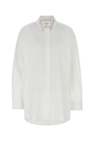 Givenchy Camicia Oversize In Popeline Bianco  Donna
