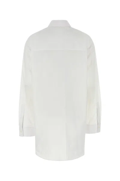 Givenchy Camicia Oversize In Popeline Bianco  Donna