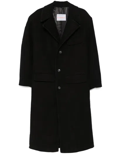 Bluemarble Single-breasted Coat In Black
