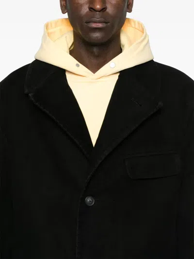Bluemarble Single-breasted Coat In Black