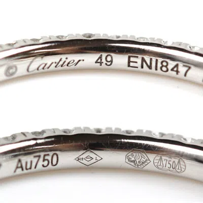 Pre-owned Cartier White Gold White Gold (18k) Band Ring ()