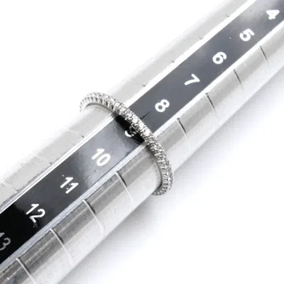 Pre-owned Cartier White Gold White Gold (18k) Band Ring ()