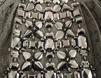 Dolce & Gabbana Black Crystal Embellished Masterpiece Skirt In Black
