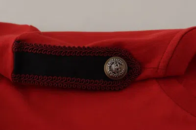 Dolce & Gabbana Red Amor Vincit Omnia Crewneck T-shirt In Red
