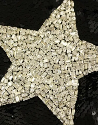 Dolce & Gabbana Swarovski Star-studded Sequin Mini Dress In Black