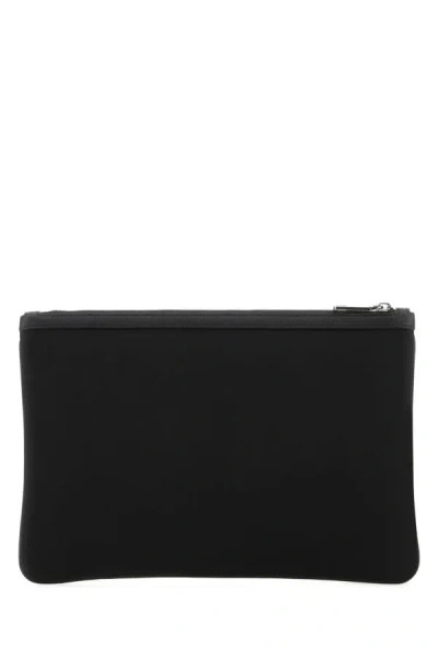 Dolce & Gabbana Logo Detail Flat Leather Pouch