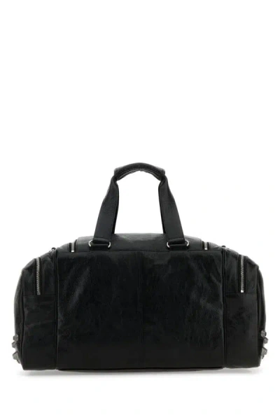 Balenciaga Leather Travel Bag Le Cagole