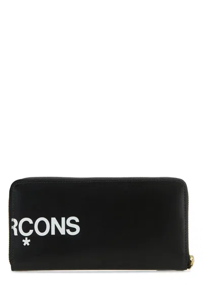 Comme Des Garcon Black Leather Wallet
