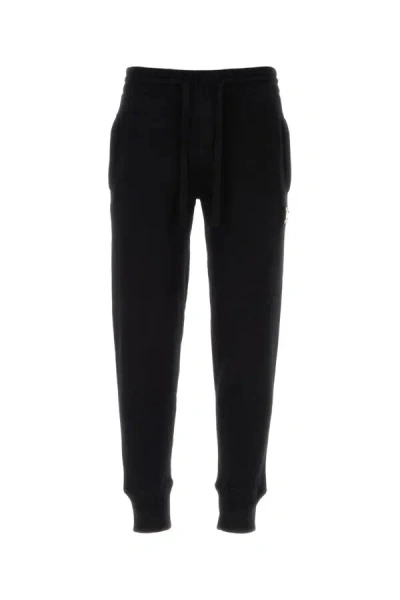 Dolce & Gabbana Elastic Waistband Wool Blend Joggers