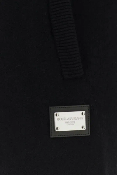 Dolce & Gabbana Elastic Waistband Wool Blend Joggers