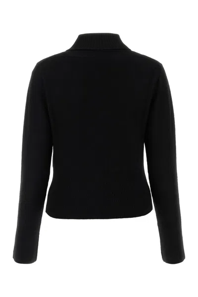 Jil Sander Woman Black Wool Blend Sweater