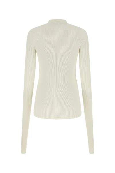 Quira Chalk Cotton Blend Cardigan
