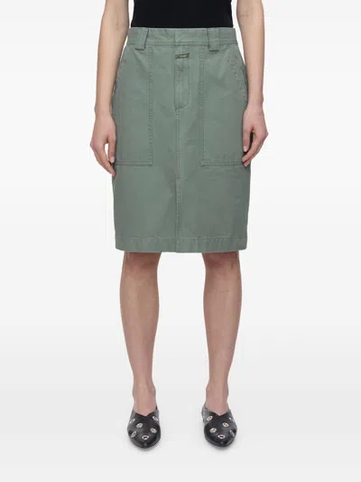 Closed Cotton Midi Skirt