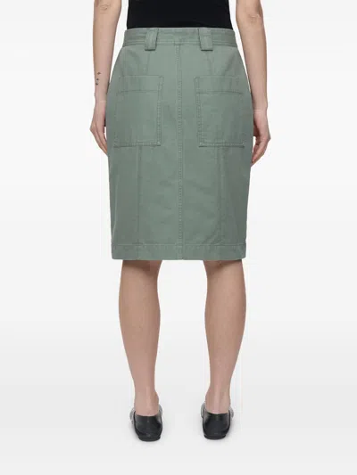 Closed Cotton Midi Skirt