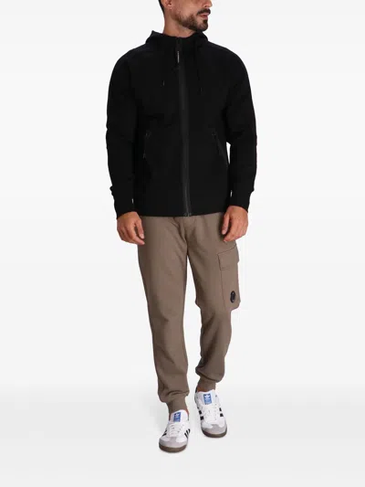 C.p. Company C.p.company Diagonal Raised Fleece Full Zip Hooded Sweatshirt