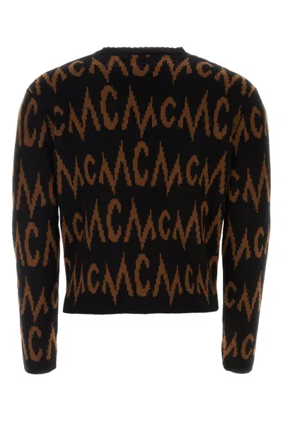 Mcm Embroidered Cashmere Blend Cardigan