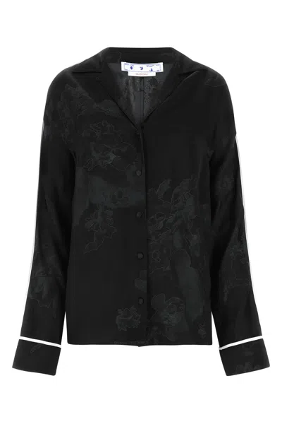Off-white Jacquard Pyjama Shirt