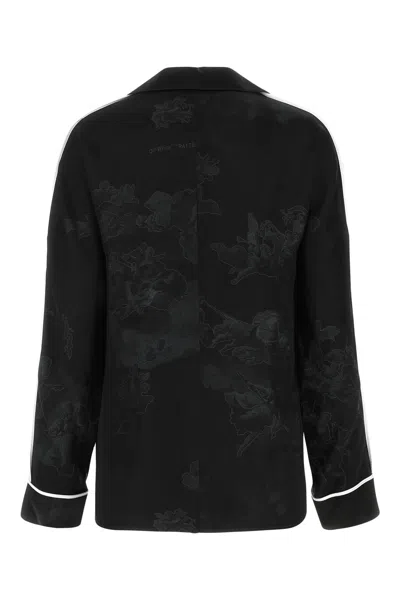 Off-white Jacquard Pyjama Shirt