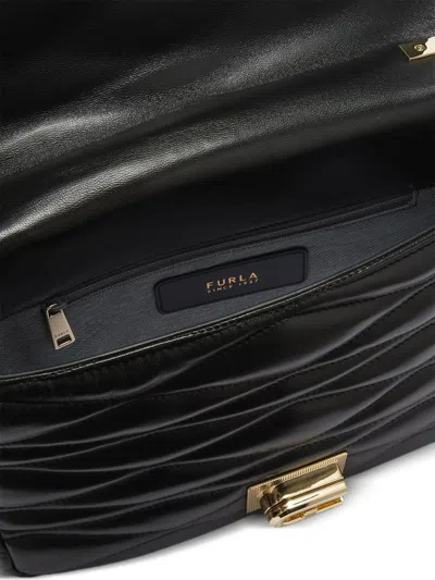 Furla Black 1927 M Shoulder Bag In Black