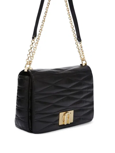 Furla Black 1927 M Shoulder Bag In Black