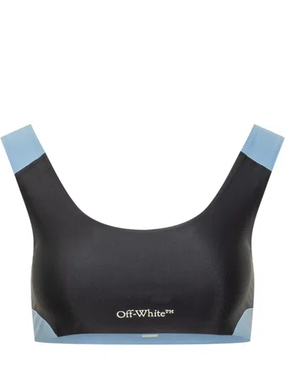 Off-white Polyester-blend Underwear With Elastane In Blue