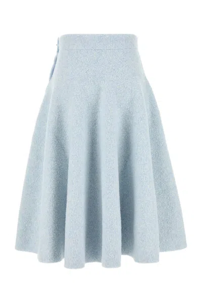 Bottega Veneta Women Hw Wo Boucle Knit Skirt In Pink