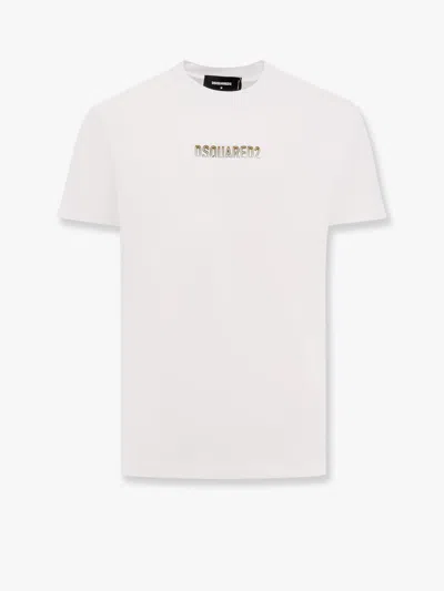 Dsquared2 Men  White T-shirts In White