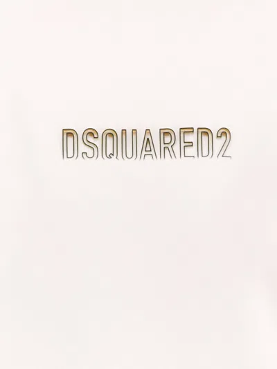 Dsquared2 Men  White T-shirts In White