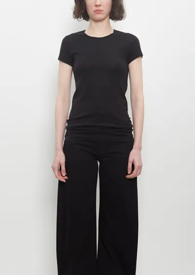 Lemaire Black Tops - T-shirts & Jerseys Women In Black
