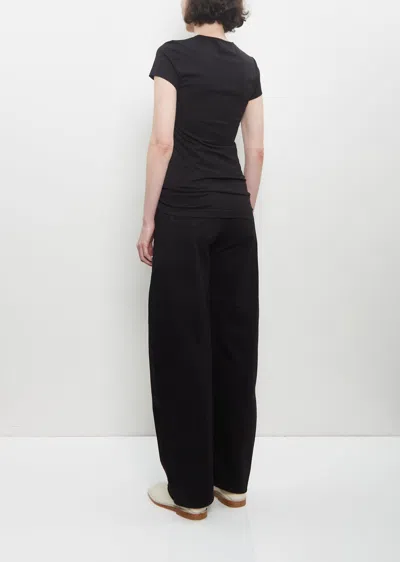 Lemaire Black Tops - T-shirts & Jerseys Women In Black