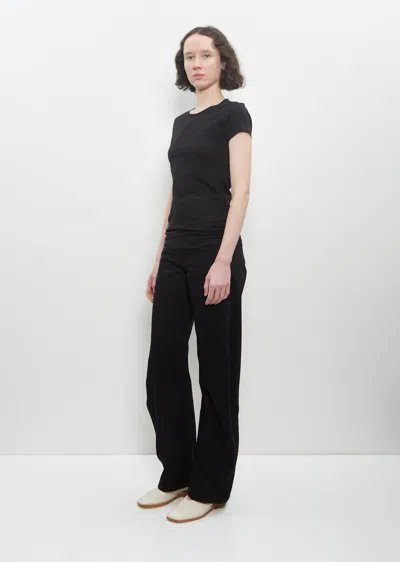 Lemaire Black Tops - T-shirts & Jerseys Women In Black
