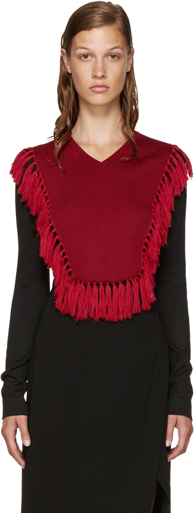 Shop Altuzarra Black & Red Ming Sweater