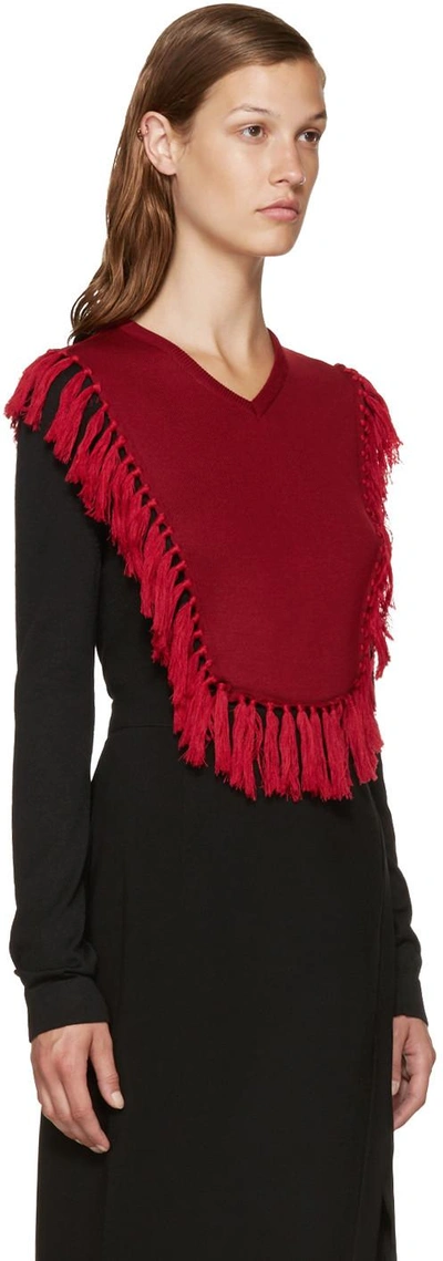 Shop Altuzarra Black & Red Ming Sweater