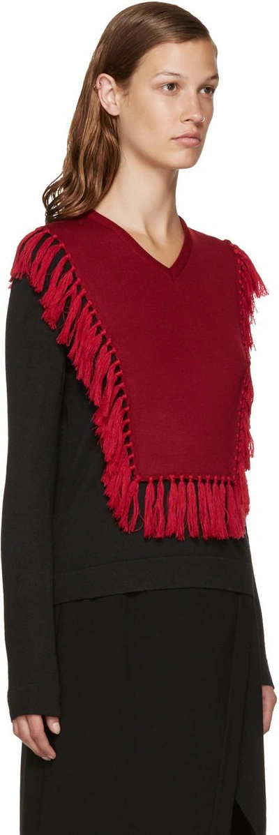 Shop Altuzarra Black & Red Ming Jumper