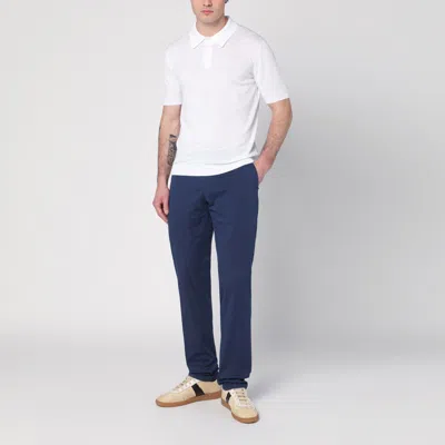 Santaniello Essential Straight Pants In Blue