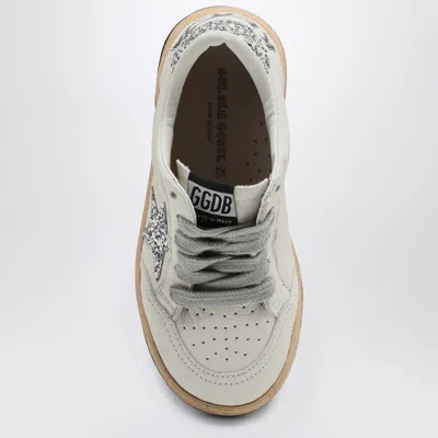 Golden Goose Ball Star Leather Sneakers In Grey