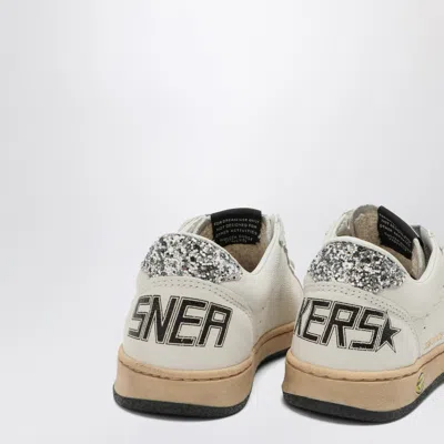 Golden Goose Ball Star Leather Sneakers In Grey