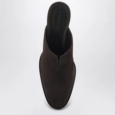 Bottega Veneta Mule Cha-cha In Soft Suede In Brown