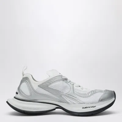 Balenciaga White And Silver Sneaker Circuit In White