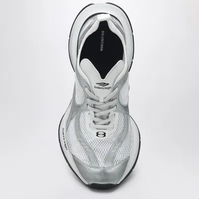Balenciaga White And Silver Sneaker Circuit In White