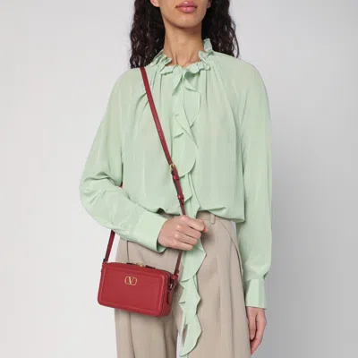 Valentino Garavani Small Red Crossbody Bag Alltime In Brown