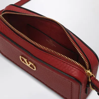 Valentino Garavani Small Red Crossbody Bag Alltime In Brown