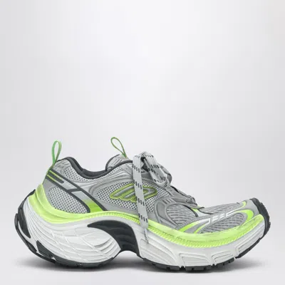 Balenciaga Multicolor Mesh And Rubber 6xl Sneakers In Grey