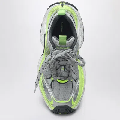 Balenciaga Multicolor Mesh And Rubber 6xl Sneakers In Grey