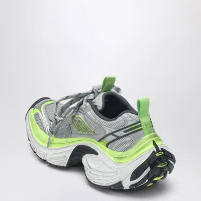 Balenciaga Multicolor Mesh And Rubber 6xl Sneakers In Grey