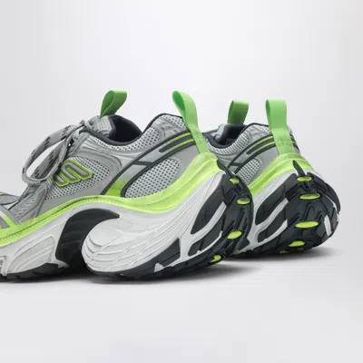 Balenciaga Multicolor Mesh And Rubber 6xl Sneakers In Grey