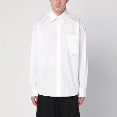 Mm6 Maison Margiela Detachable-collar Shirt In White